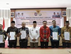 Sekda Sultra Buka Sosialisasi Permendagri dan Penandatanganan PKS Pemanfaatan Data Kependudukan