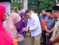 Wamen Ossy Terjun ke Lokasi Bencana Sumut, Serahkan Bantuan dan Dengarkan Cerita Warga Terdampak