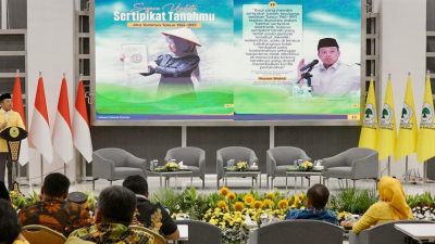 Jadi Pembicara Kunci di Seminar DPP Golkar, Menteri Nusron: Reforma Agraria Upaya Mengurangi Kemiskinan